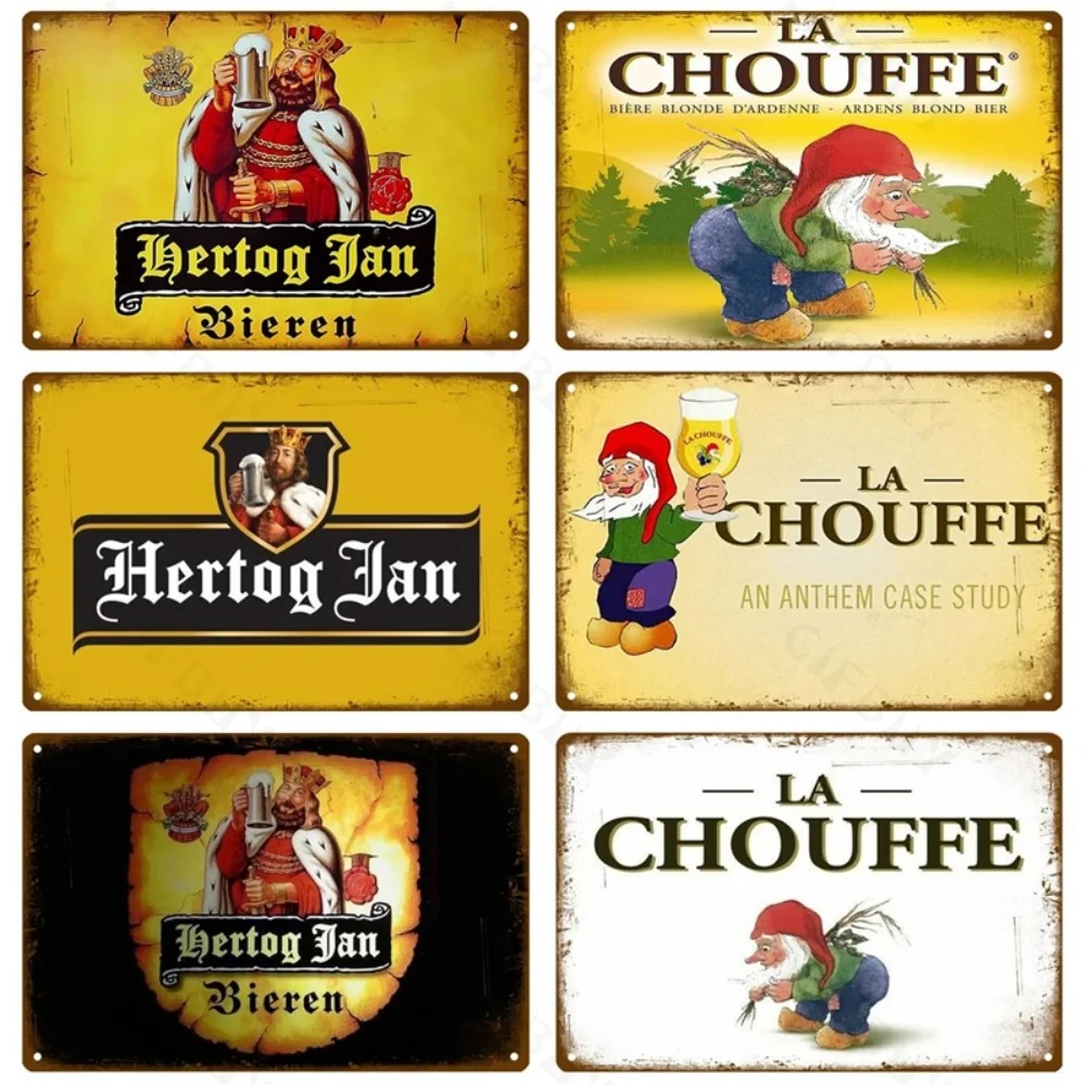 Wine Beer Brand - Wine Brand Tin Sign Whisky Belgium