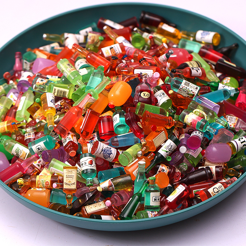 Wine Mix With Beer - 20Pcs Mixed Mini Resin Simulation Wine