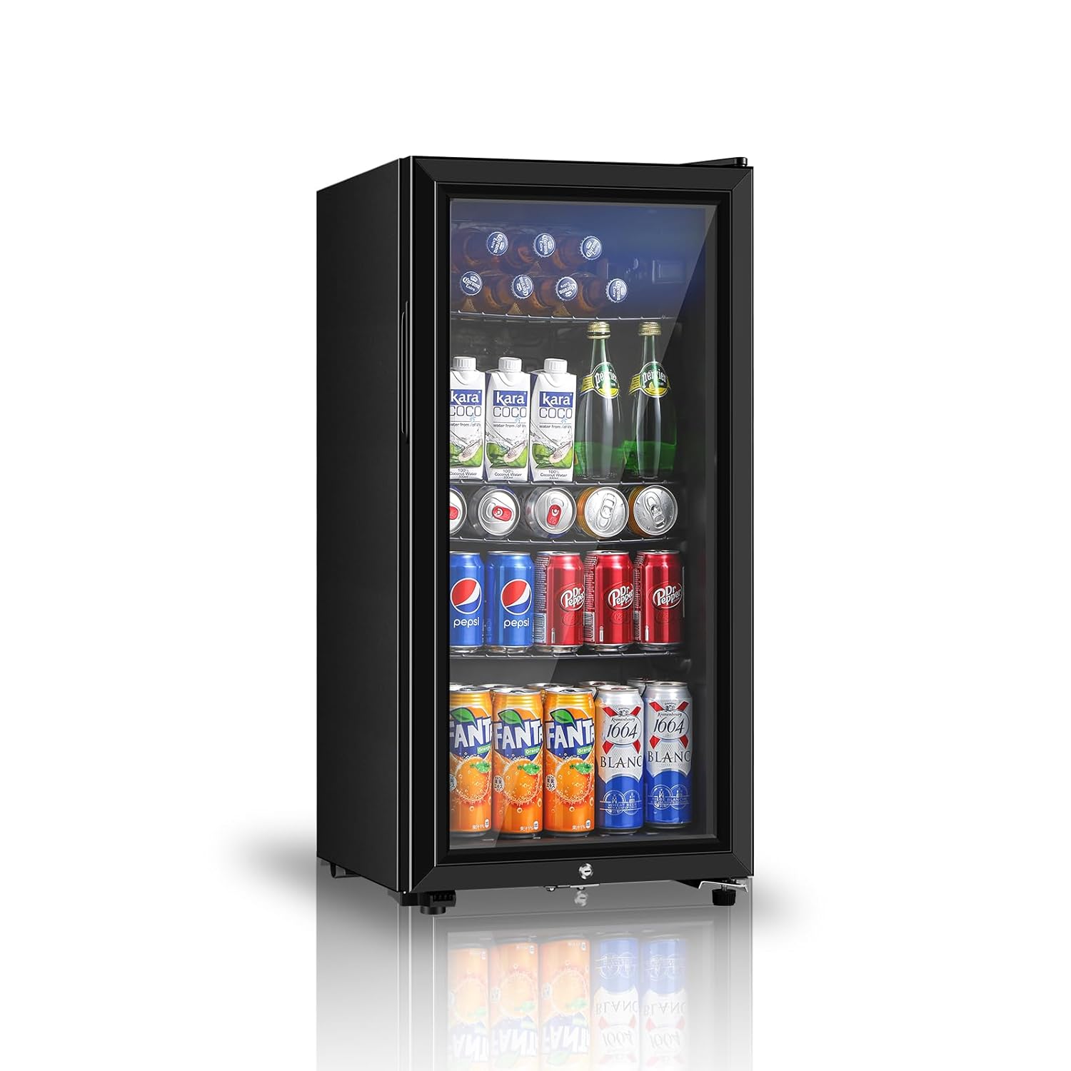 Wine Or Beer - Beverage Refrigerator, 3.2 Cu.ft Mini Fridge