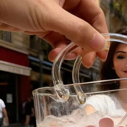 Wine Or Beer - Portable Handbag Glass Cup,Creative Cocktail Glasses