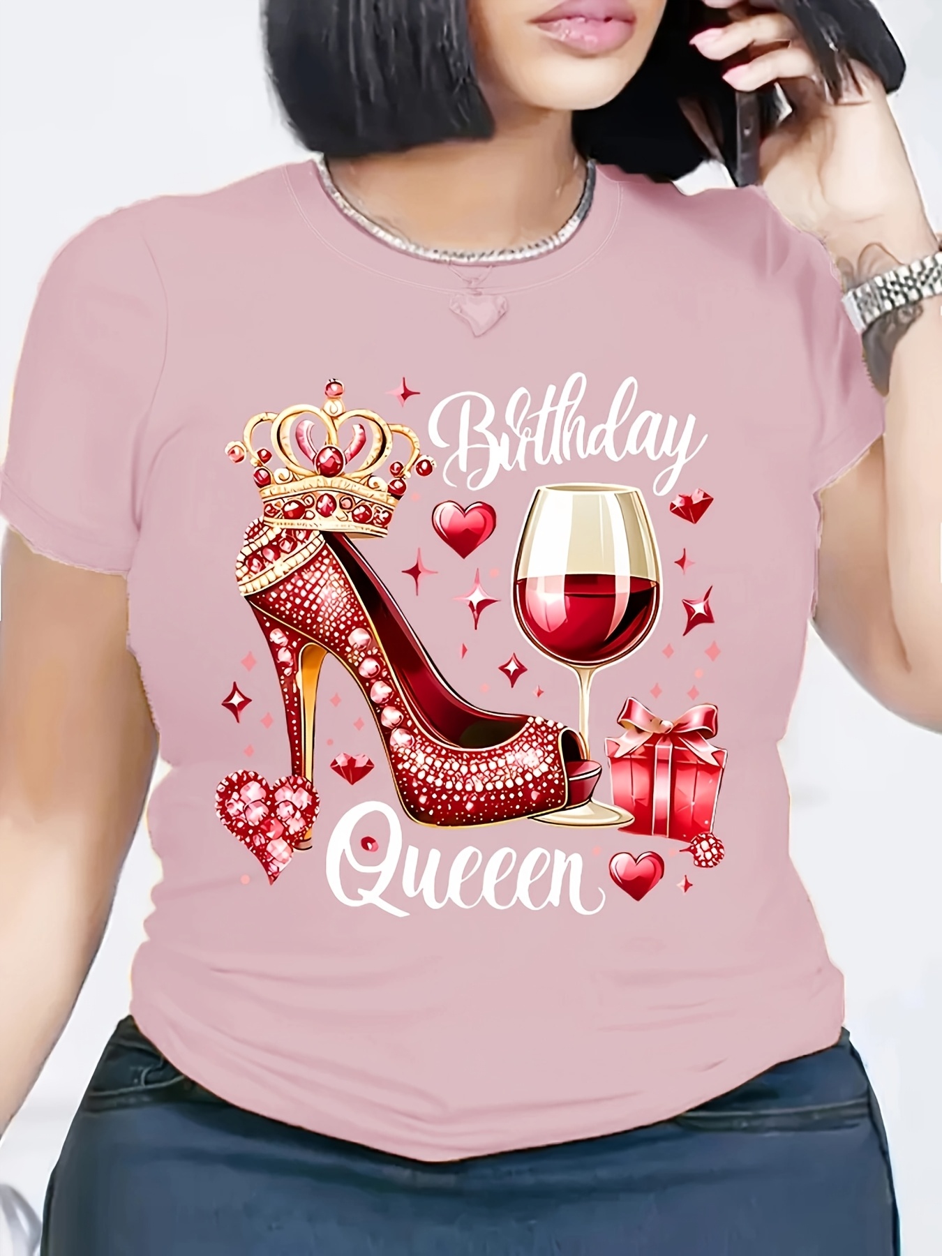 Red Birthday Queen Women's Hig - Wine Or Beer review and price