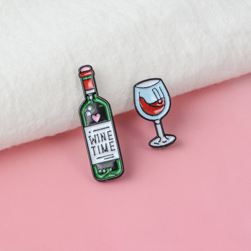 Cartoon wines and wine glasses - Wine Or Beer review and price