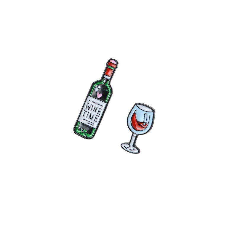 Cartoon wines and wine glasses - Wine Or Beer review and price