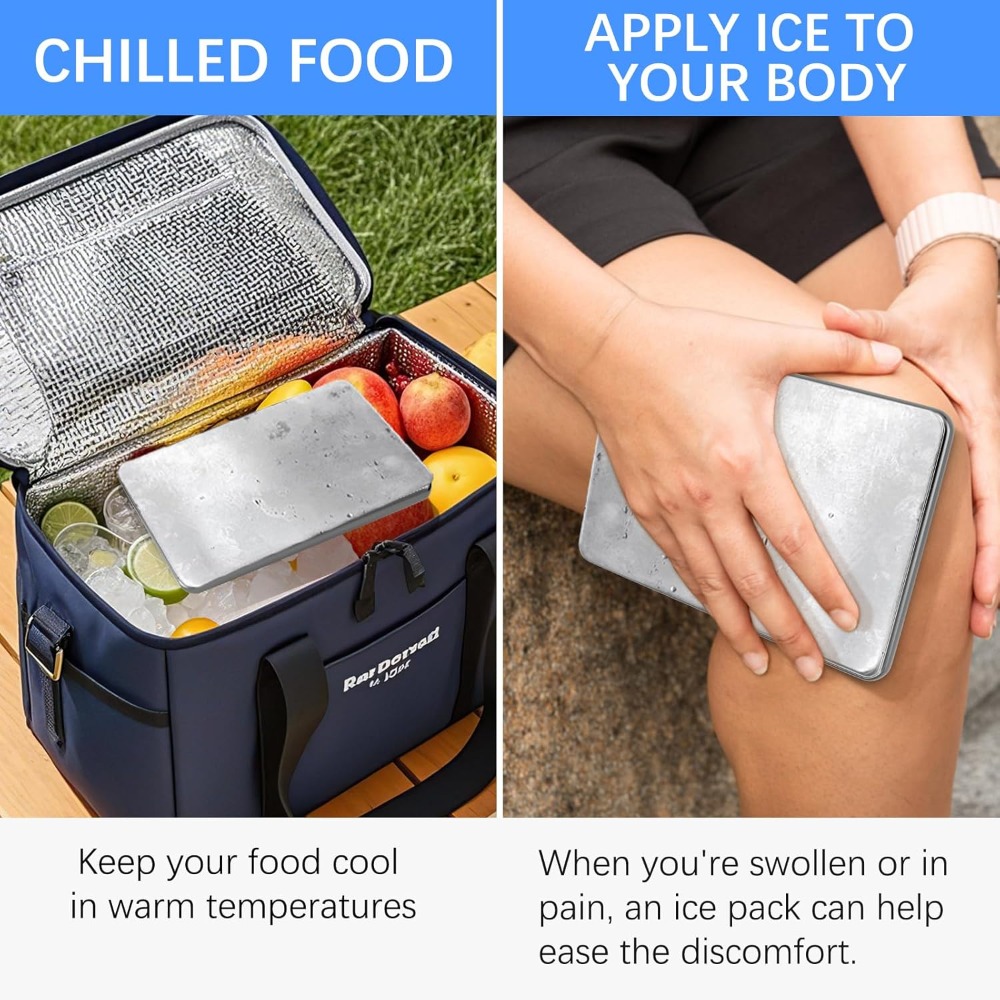 Ice Packs for Lunch Boxes Reus - Ice Bucket Silver review and price