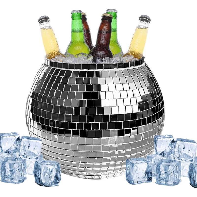 Disco Ice Ball Bucket Mirror S - Ice Bucket Silver review and price