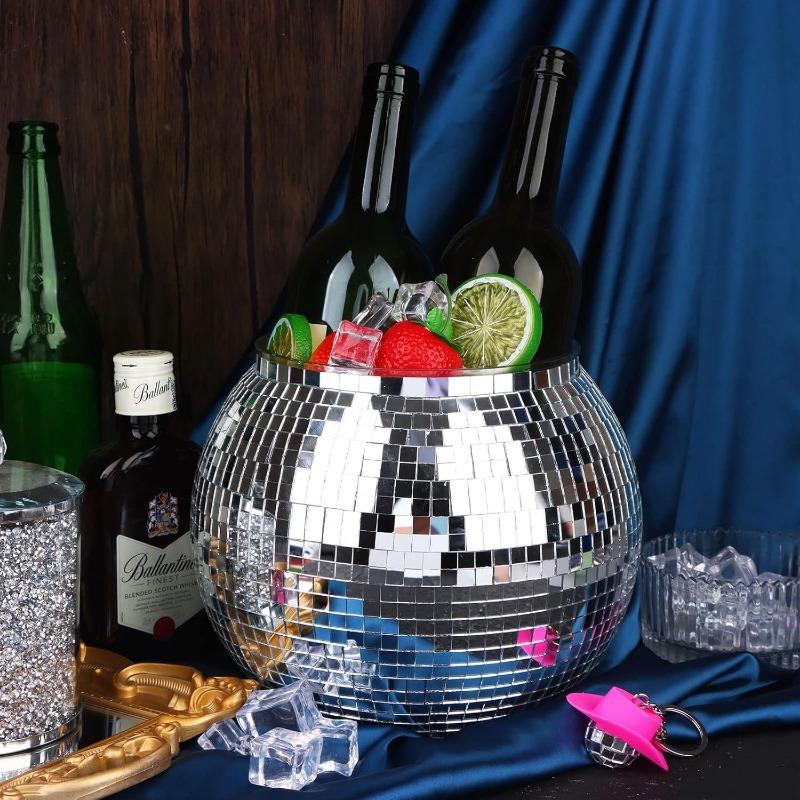 Disco Ice Ball Bucket Mirror S - Ice Bucket Silver review and price
