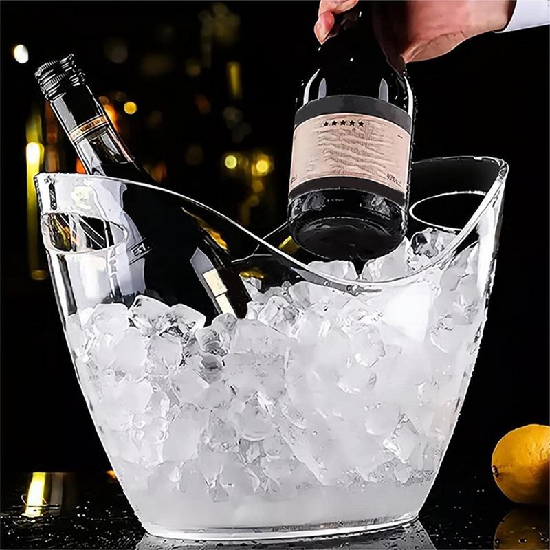 Clear Ice Bucket Beverage Tub  - Ice Bucket Silver review and price