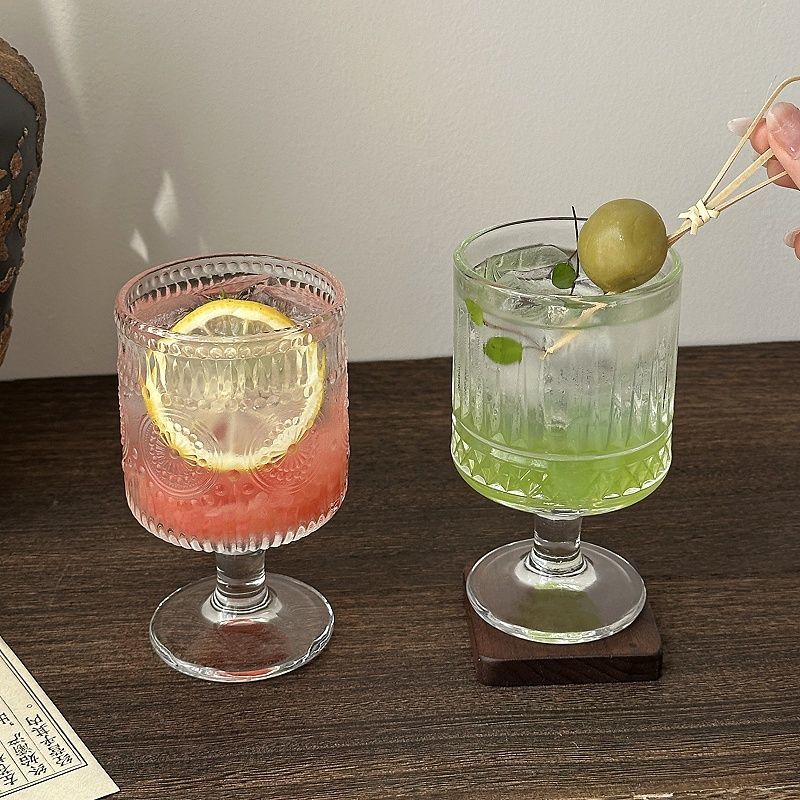 4pcs Set Vintage Embossed Mixe - Wine Mix With Beer review and price
