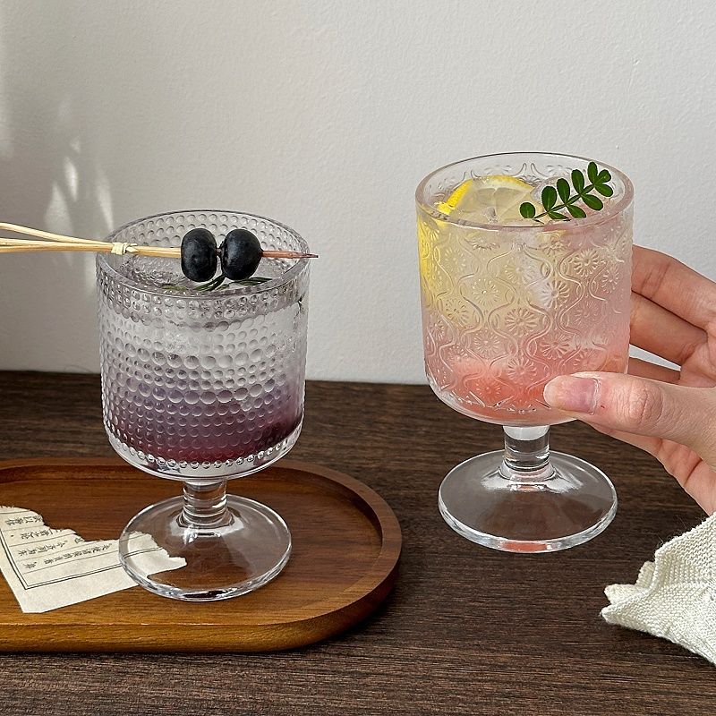 4pcs Set Vintage Embossed Mixe - Wine Mix With Beer review and price