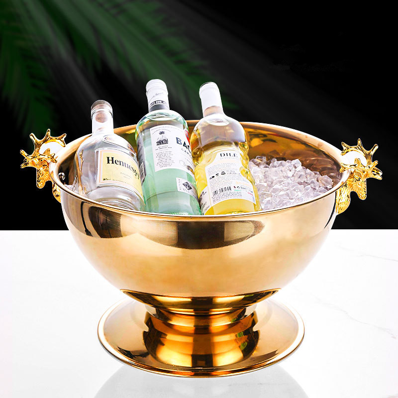 Creative Stainless Steel Deer  - Ice Bucket Silver review and price