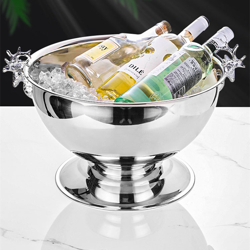 Creative Stainless Steel Deer  - Ice Bucket Silver review and price