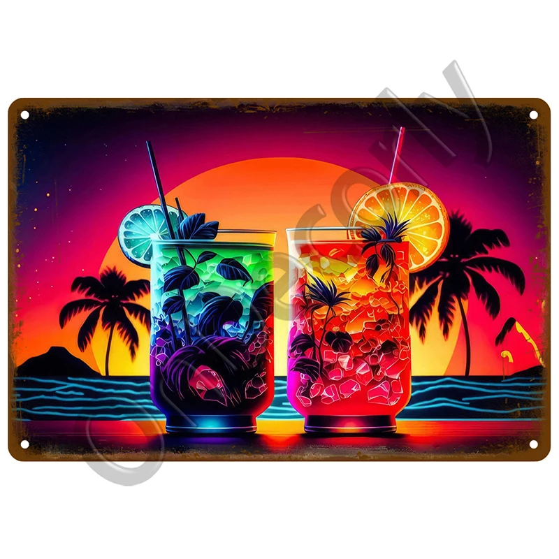 Metal Sign Whiskey Wine Alcoho - Wine Beer Brand review and price
