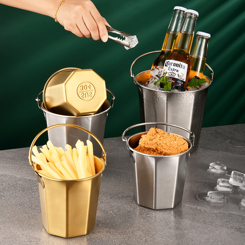 304 Stainless Steel Mini Ice B - Ice Bucket Silver review and price