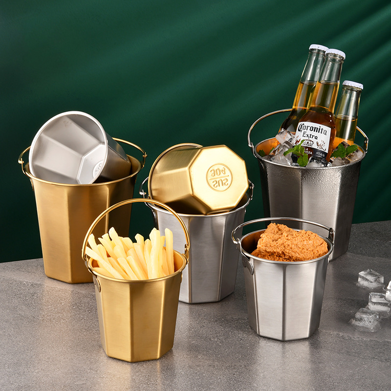 304 Stainless Steel Mini Ice B - Ice Bucket Silver review and price