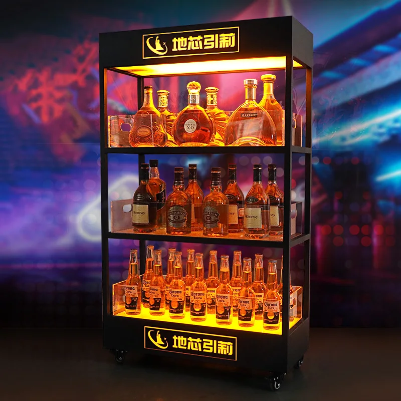 Bar three-layer luminous wine  - Wine Beer Rack review and price