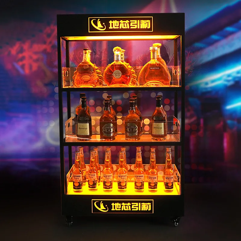 Bar three-layer luminous wine  - Wine Beer Rack review and price