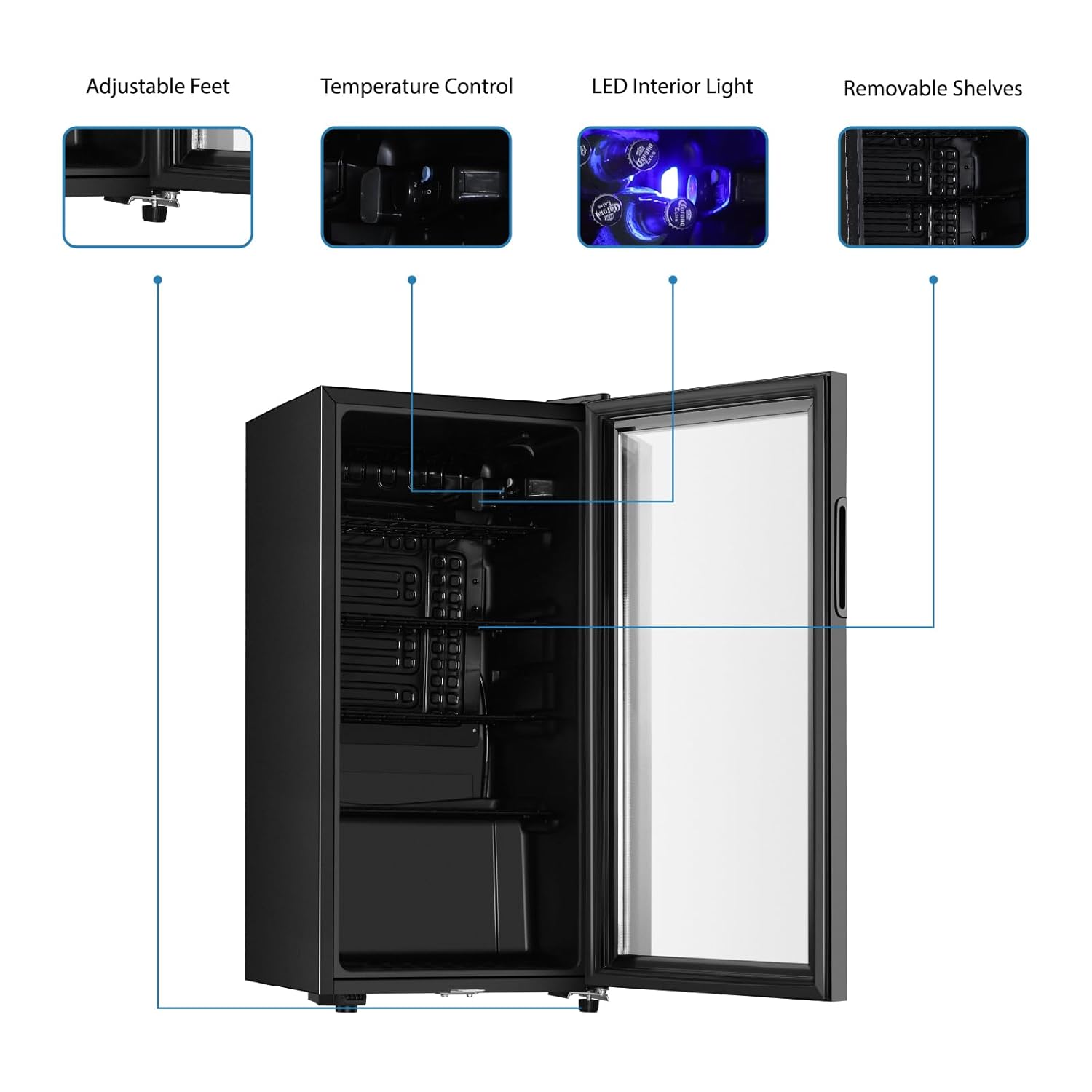 Beverage Refrigerator, 3.2 Cu. - Wine Or Beer review and price