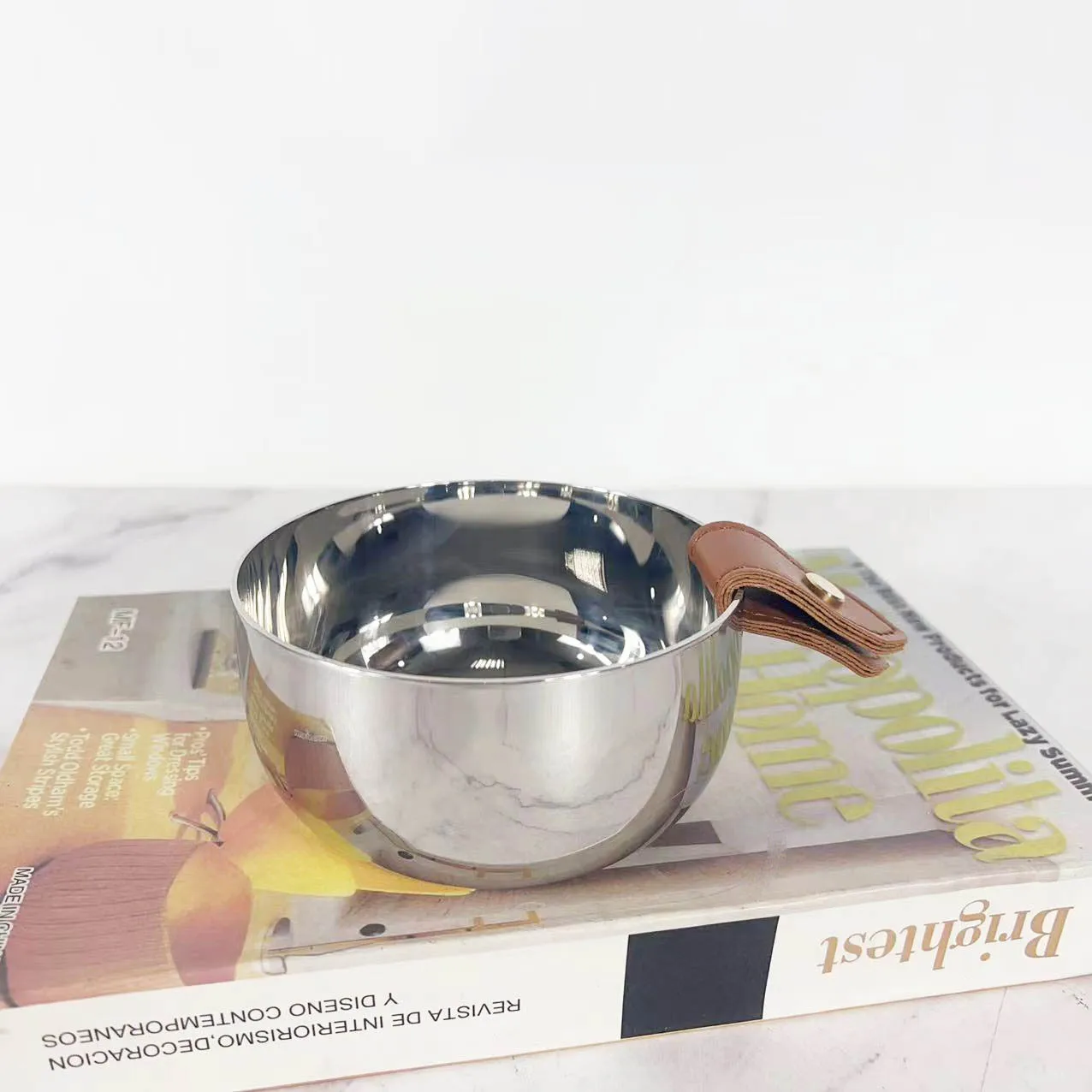 Modern Leather Silver Metal Ch - Ice Bucket Silver review and price
