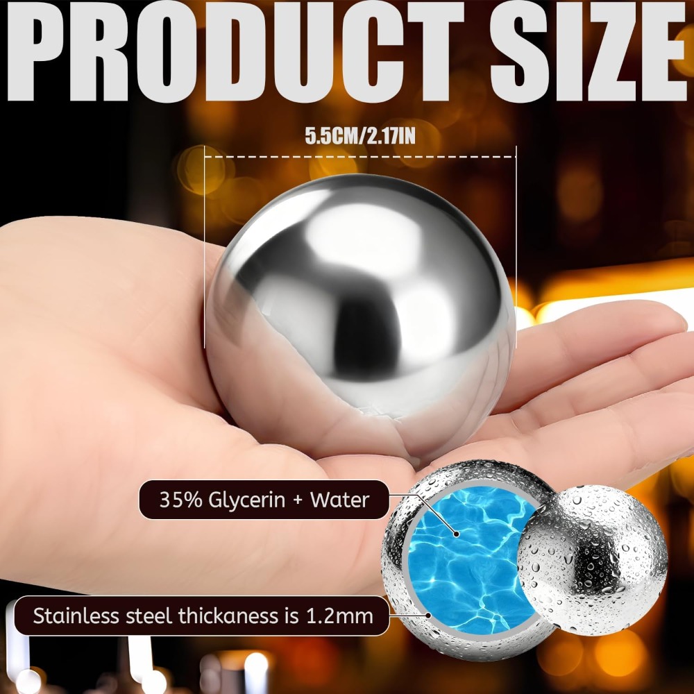 Reusable Ice Cubes & Metal Chi - Ice Bucket Silver review and price