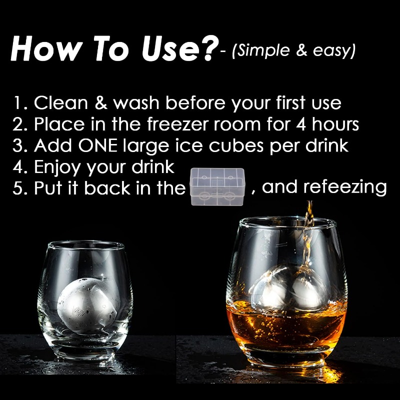 Reusable Ice Cubes & Metal Chi - Ice Bucket Silver review and price