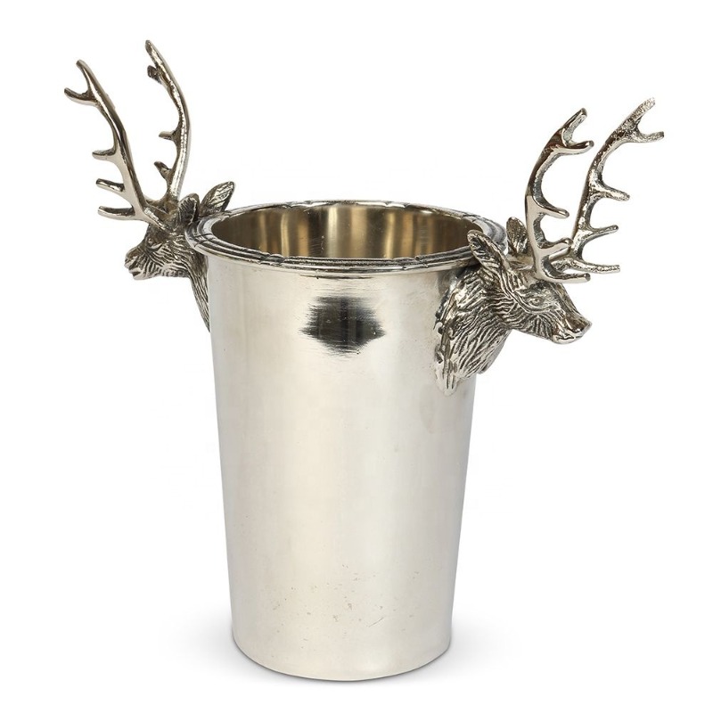 Rest stage deer champagne ice  - Ice Bucket Silver review and price