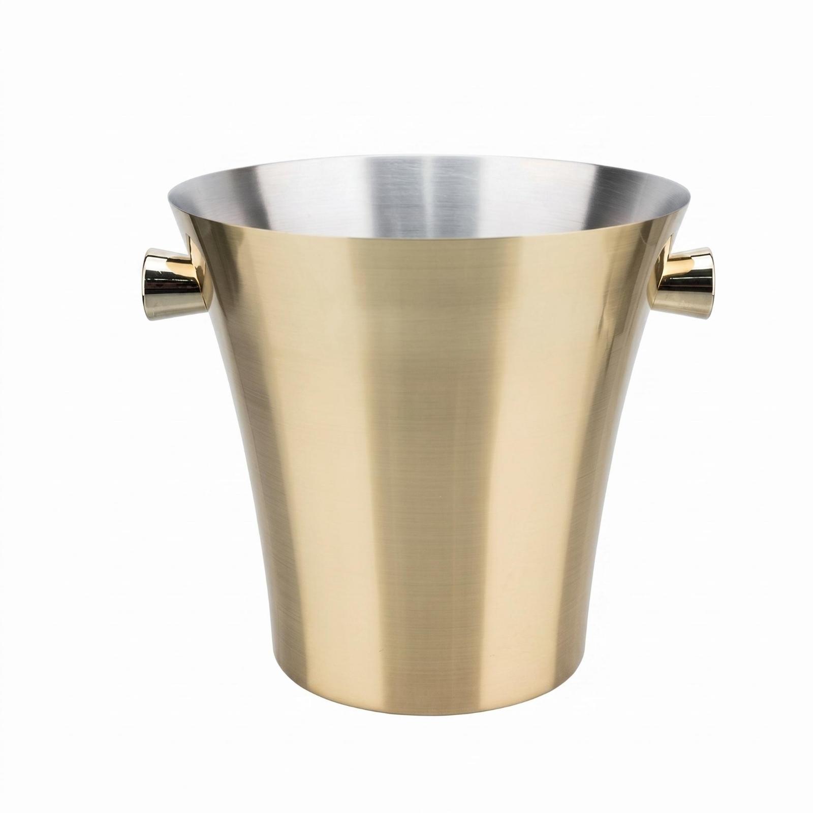Stainless Steel Ice Pail Gold- - Ice Bucket Silver review and price